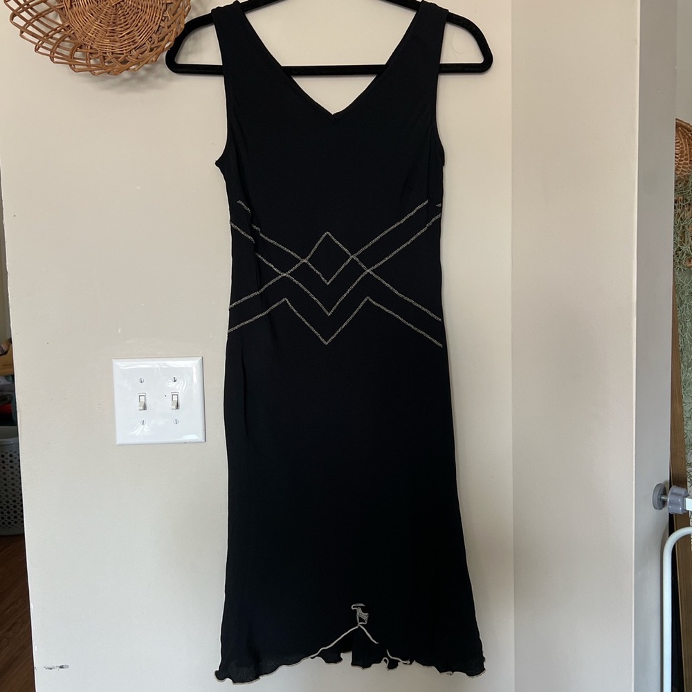Black Vintage midi dress